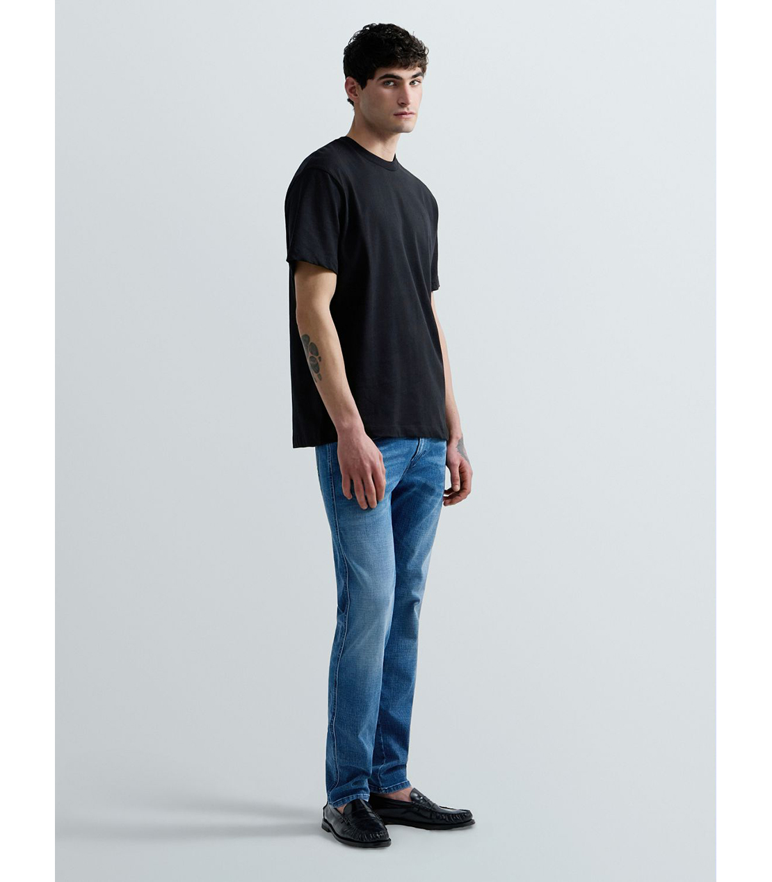 スリムフィットANBASS Hyperflex Matrix ストレッチデニム 詳細画像 ブルー 4